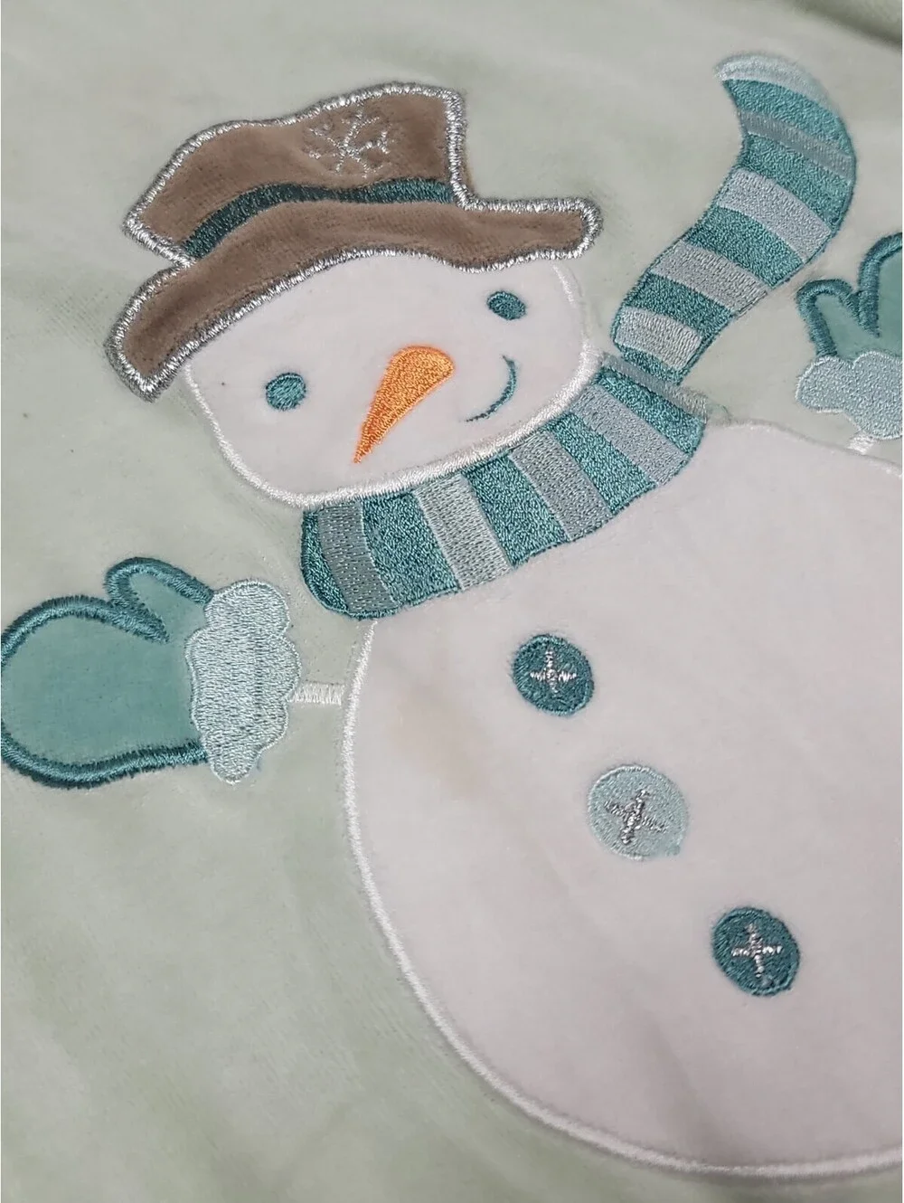 Play Outfit Gap Fleece Snowman Romper outfit